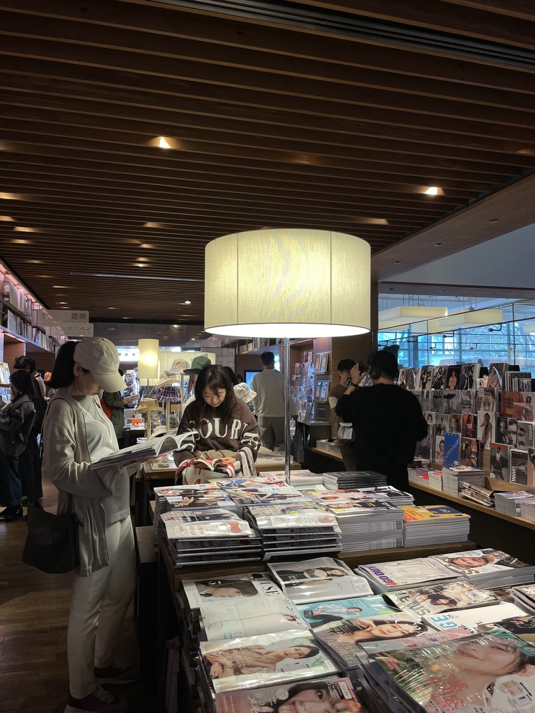 People browing books