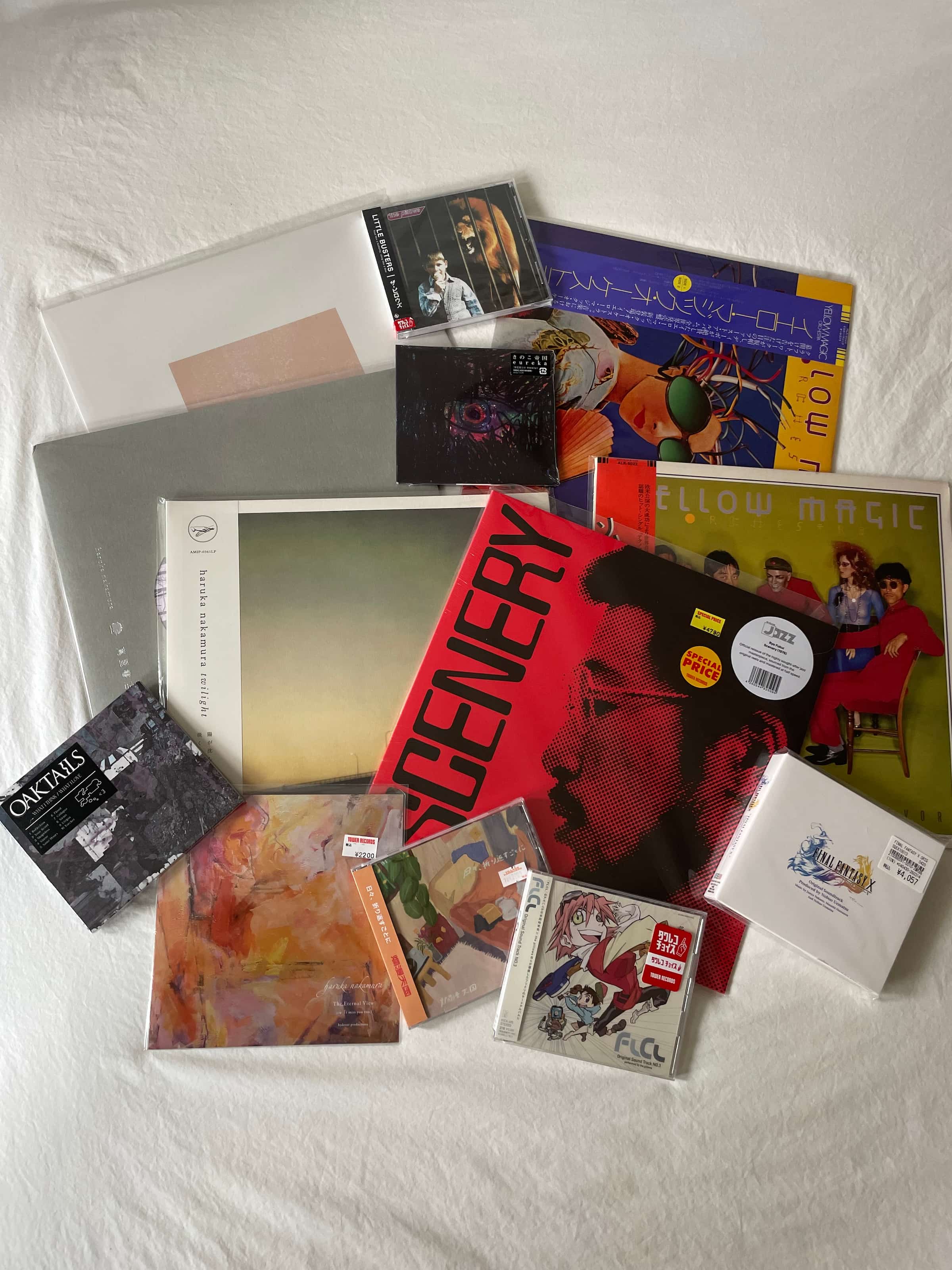 A pile of clothing and shoes.