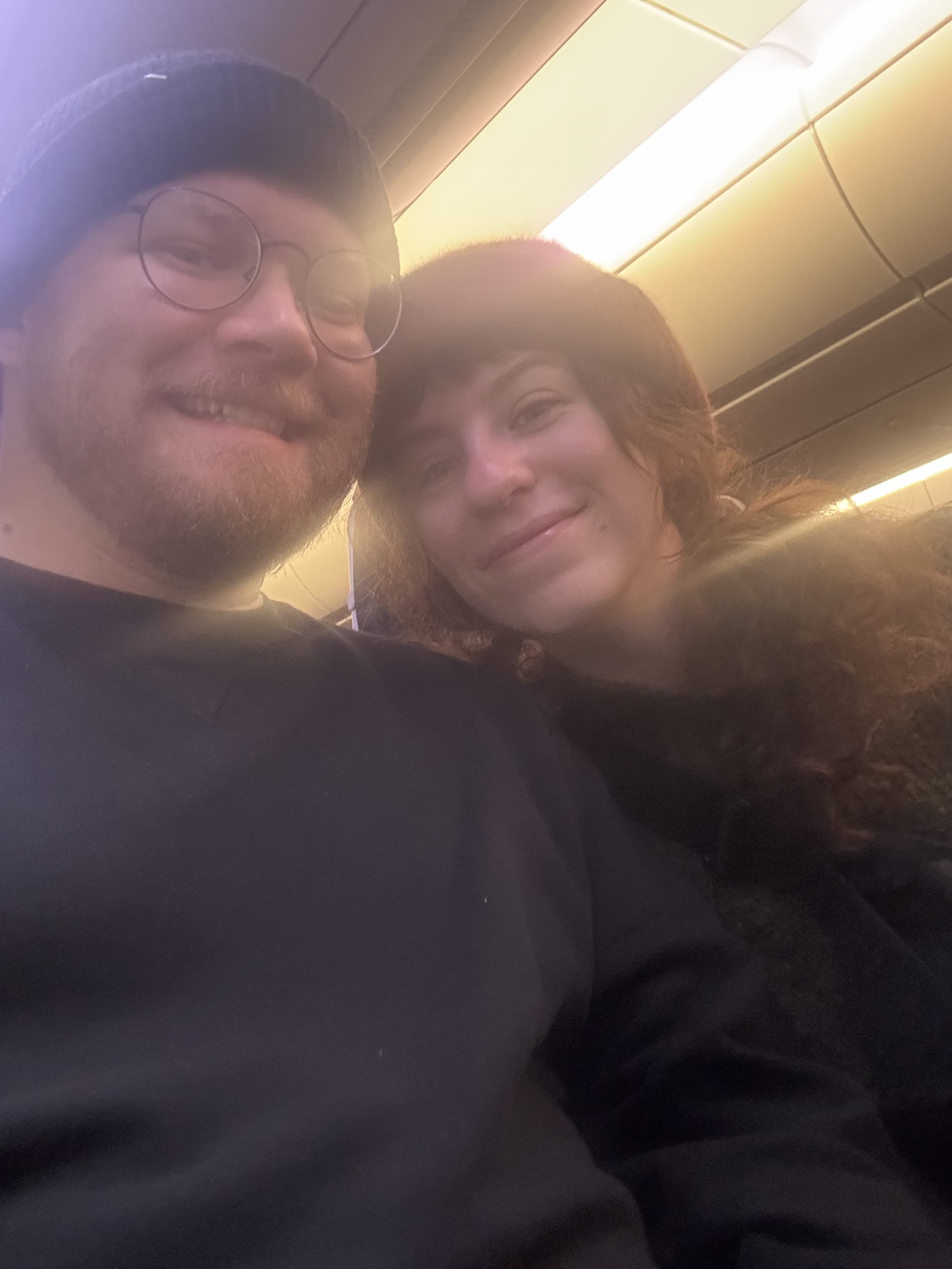 B+L rigth after landing