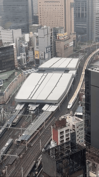 Shinkansen from Above